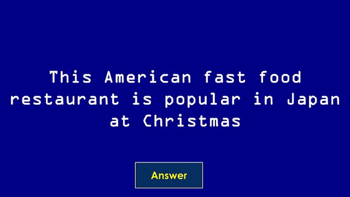 Christmas Jeopardy image number null